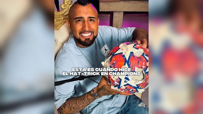 [VIDEO] Arturo Vidal contó divertida anécdota a 12 años de su "hat-trick" en Champions