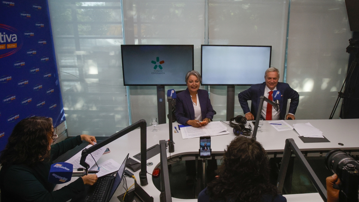 Debate presidencial: Jara y Kast en Cooperativa