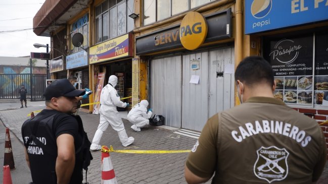 Violento asalto a Servipag terminó con cinco detenidos en Valparaíso