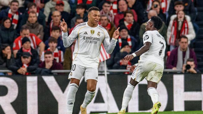 Real Madrid tumbó a Athletic de Bilbao con golazos de Mbappé y volvió a la caza por el liderato