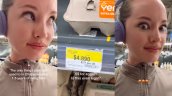Influencer rusa cuestionó altos precios de productos en supermercados: 