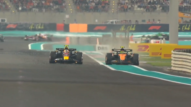 [VIDEO] ¿Merecía sanción? El polémico adelantamiento de Norris a Tsunoda en Abu Dhabi