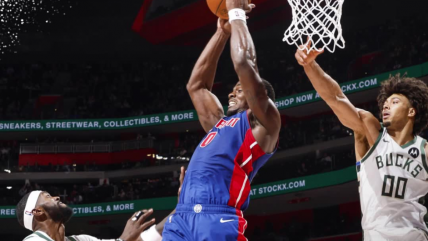   Los Detroit Pistons vencieron a los Milwaukee Bucks para seguir firmes en la NBA 