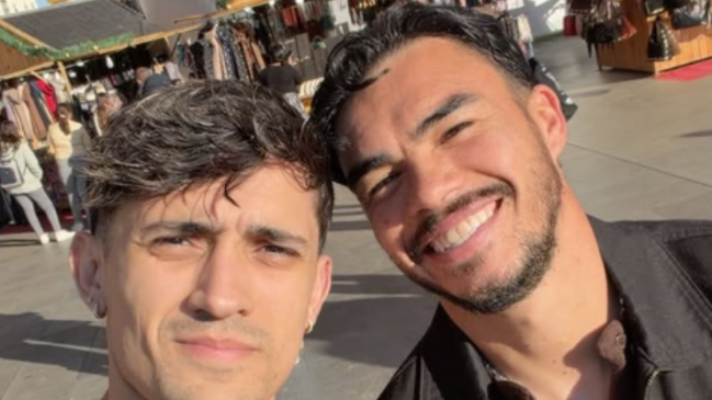 Gabriel Suazo se reencontró con Pablo Solari en Sevilla