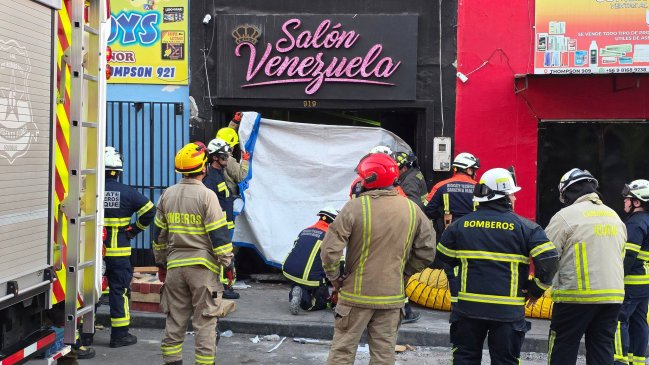 Iquique: Derrumbe en salón de belleza dejó una mujer muerta y cuatro heridos