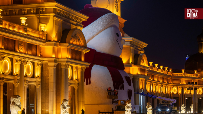 Harbin inaugura tradicional festival de hielo y nieve en su mayor edición