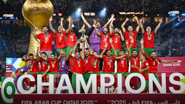 Marruecos se coronó campeón de la Copa Árabe de la FIFA tras vencer a Jordania