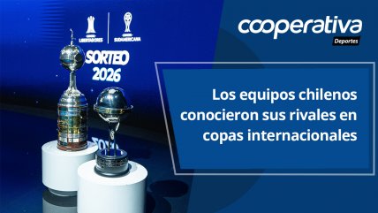 Cooperativa Deportes: Los equipos chilenos conocieron sus rivales en copas internacionales