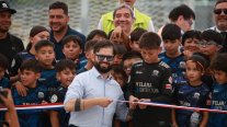 Presidente inauguró parque de la Alegría en Renca: 