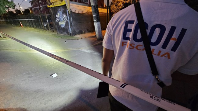 Estación Central: Joven de 18 años murió y otros dos fueron heridos en una balacera