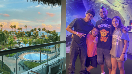   Arturo Vidal compartió postales de sus vacaciones junto a su familia en Punta Cana 