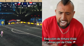 [VIDEO] Arturo Vidal aplaudió gol de arco a arco de Chile en su debut por el Mundial de la Kings League