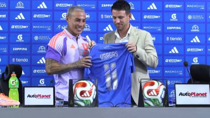   La presentación de Eduardo Vargas en Universidad de Chile 