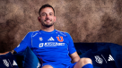 Octavio Rivero posó con la camiseta de Universidad de Chile