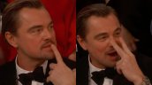 El juguetón momento de Leonardo DiCaprio en los Globos de Oro 2026 que se volvió viral