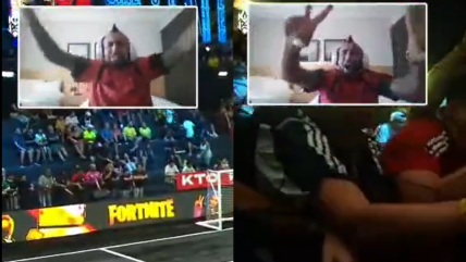   [VIDEO] Desde Uruguay: Vidal festejó el paso a la semifinal de Chile en el Mundial de la Kings League 