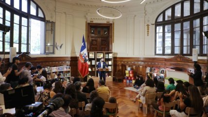   Boric participó en la inauguración de nueva sala de lectura en la Biblioteca Nacional 