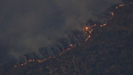 Gigantesco incendio forestal devasta cientos de hectáreas en Tiltil