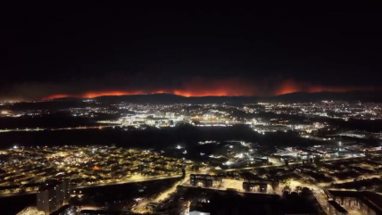   Los impactantes videos de los devastadores incendios en Ñuble y Biobío 