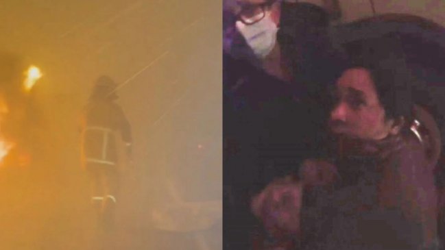 Historia de sacrificio: Entre las llamas, mamá entregó a sus guagüitas a Bomberos para salvarles la vida