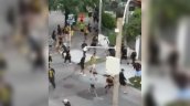 [VIDEO] Barristas de Colo Colo protagonizaron incidentes con hinchas de Peñarol en Montevideo