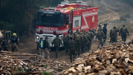 Senapred: A nivel nacional, hay 12 incendios forestales en combate