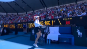 [VIDEO] Putintseva dedicó provocadora celebración ante el público en el Abierto de Australia