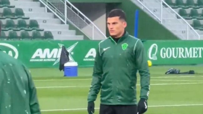 [VIDEO] Apodo y gol: Lucas Cepeda despuntó en práctica de Elche