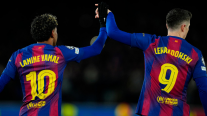 Lamine y Lewandowski lideraron remontada de Barcelona ante Copenhague por Champions League