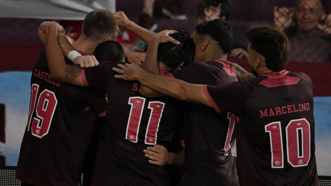 Matías Sepúlveda sumó minutos en el triunfo de Lanús frente a Unión de Santa Fe