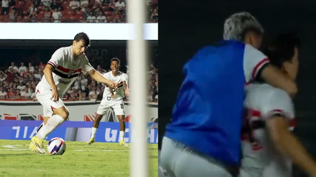 [VIDEO] Gonzalo Tapia abrió la cuenta para Sao Paulo en el clásico ante Santos por el Torneo Paulista