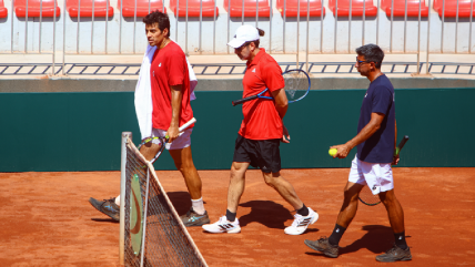   Con equipo completo: Chile tuvo una nueva práctica de cara a la serie contra Serbia en la Copa Davis 