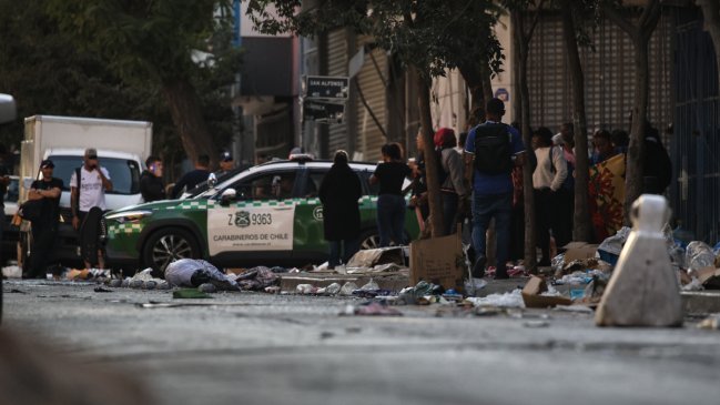 Violentos enfrentamientos entre Carabineros y 