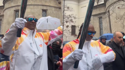   [VIDEO] Snoop Dogg portó la antorcha olímpica en la previa de lo Juegos de Invierno en Milán 