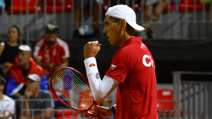 Tabilo despertó para remontar ante Milic y encaminó la serie de Chile ante Serbia en la Copa Davis