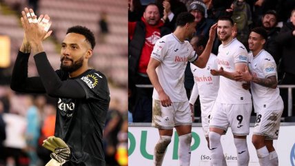   Vigouroux sumó su noveno arco imbatido en gran goleada de Swansea 