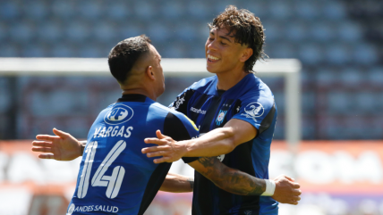   [VIDEO] Maximiliano Gutiérrez marcó un golazo para el empate de Huachipato ante la U 