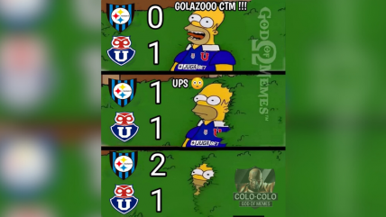 Los memes que dejó la derrota de Universidad de Chile ante Huachipato