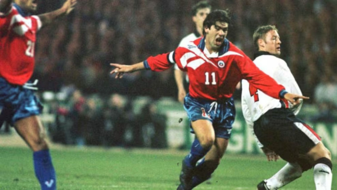   El recordado relato de Ernesto Díaz Correa en el gol de Marcelo Salas en Wembley 