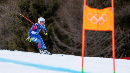   Matilde Schwencke tuvo complicada carrera en el esquí alpino en los Juegos Olímpicos de Invierno 