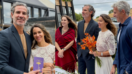 Aprovechó San Valentín: Dante Poli contrajo matrimonio en Chiloé