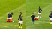 [VIDEO] La razón detrás del extraño calentamiento de Edinson Cavani en Boca Juniors