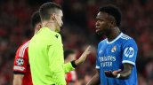 Arbitro activó protocolo contra el racismo tras gol de Vinicius ante Benfica