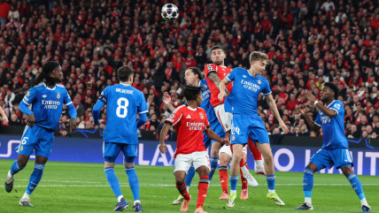 Real Madrid empata con Benfica en los play-offs de la Champions