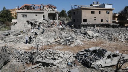 Los daños en el Líbano tras bombardeo israelí que dejó 10 muertos