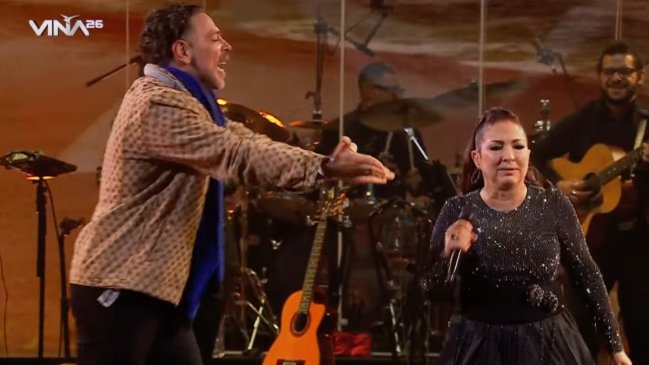 José Antonio Neme subió al escenario en el show de Gloria Estefan en Viña 2026