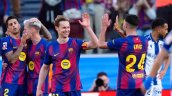 Barcelona tomó el liderato de La Liga de España tras vencer a Levante