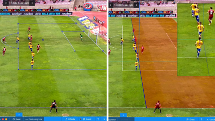   ANFP defendió las líneas trazadas por el VAR en polémico gol anulado a La Serena 