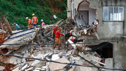 Lluvias dejan al menos 23 muertos en el sureste de Brasil
