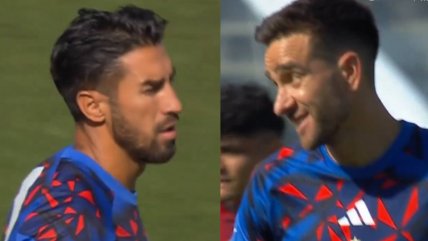   Público de Colo Colo dio duro recibimiento a Lucero y Zaldivia en el Estadio Monumental 